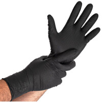 HYGOSTAR Nitril-Handschuh "POWER GRIP LONG", L,...