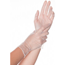 HYGOSTAR Vinyl-Handschuh "CLASSIC", S, weiß