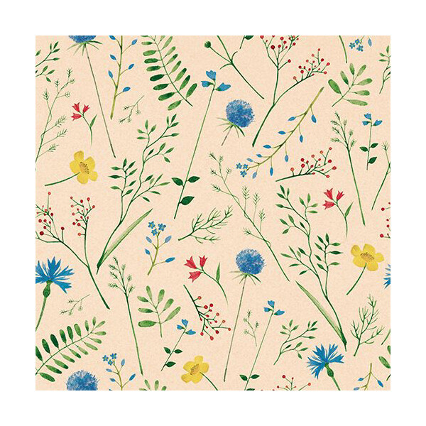 PAPSTAR Motiv-Servietten "Sommar&auml;ng", 330 x 330 mm, natur