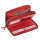 MIKA Damengeldbörse, aus Leder, Farbe: rot