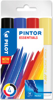 PILOT Pigmentmarker PINTOR, medium, 4er Set...