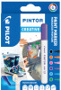 PILOT Pigmentmarker PINTOR, extra fein, 6er Set "PASTEL MIX"