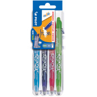 PILOT Tintenroller FRIXION BALL 07 Set2Go, 4er Etui