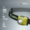 VARTA Kopflampe Outdoor Sports Ultralight H30R, gelb