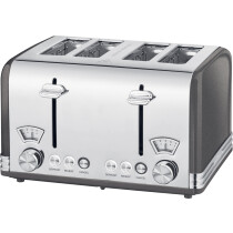PROFI COOK 4-Scheiben-Toaster PC-TA 1194, anthrazit