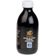 LEFRANC BOURGEOIS Tinte Nan-King, schwarz, im Glas, 14 ml