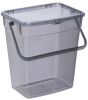 plast team Waschmittelbox, 10 Liter, blau-transparent