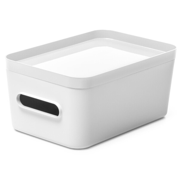 smartstore Aufbewahrungsbox COMPACT L, 15,4 Liter, weiß