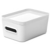 smartstore Aufbewahrungsbox COMPACT L, 15,4 Liter, weiß