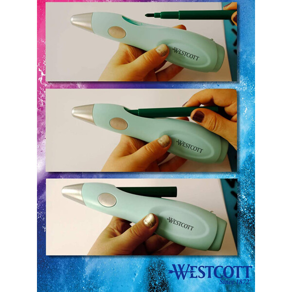 WESTCOTT Zauberstift Kreativ-Set mit Airbrush-Stift