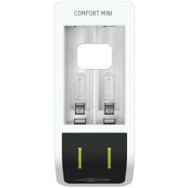 ANSMANN Schnell-Ladegerät Comfort Mini, weiß schwarz