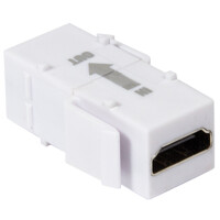 LogiLink Keystone Modular Verbinder HDMI mit Repeater,...