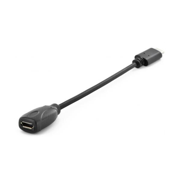 DIGITUS USB-Adapterkabel, USB-C - Mikro USB-B, schwarz