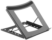 DIGITUS Mobiler Notebook-Ständer, aus Stahl, schwarz