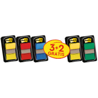 Post-it Haftmarker Index Standard, 25,4 x 43,2 mm, 3+2